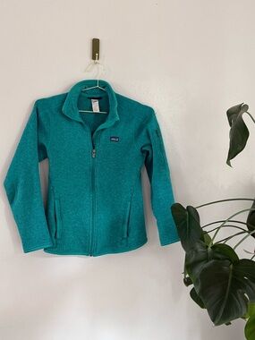 Patagonia Teal Full-Zip Better Sweater